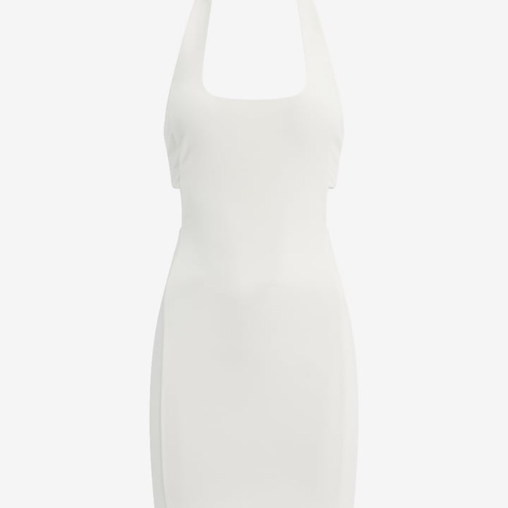 Scoop Halter Neck Sleeveless Cutout Mini Dress - Picture 4 of 4